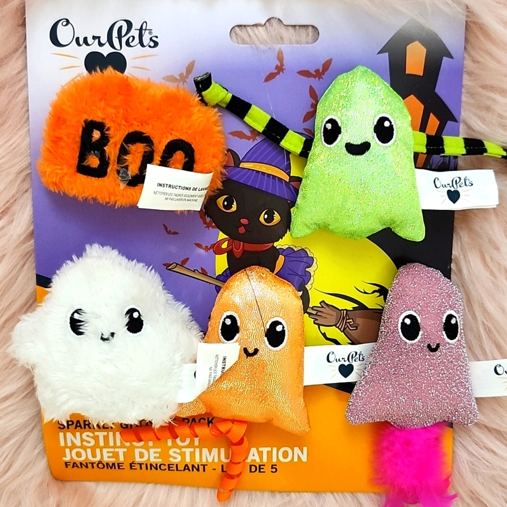 HOST PICK!! Brand New OUR PET'S HOLIDAY INSPIRED CATNIP CAT TOY-5CT